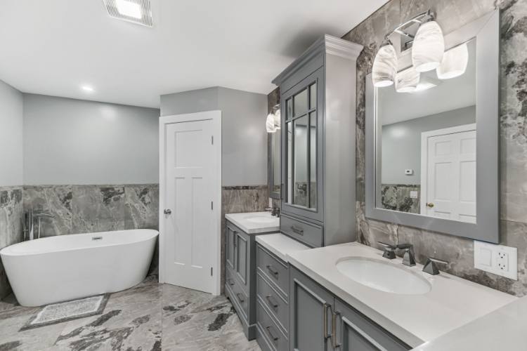 Modern bathroom in an appartment Lubbock